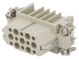 Conector HDC Inserturi Contact Mamă 15 PIN 10A
