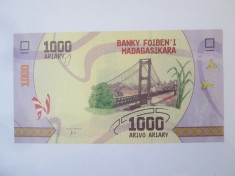 Madagascar 1000 Ariary 2017 UNC foto