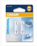 SET 2 BECURI 12V C10W ORIGINAL BLISTER OSRAM-41mm