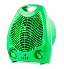 Aeroterma electrica Zass ZFH 02 C, culoare verde, 2 trepte de putere: 1000W 2000W - RESIGILAT