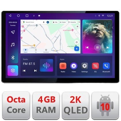 Navigatie dedicata Toyota Camry 2021- N-camry2021 Edonav ecran 13&quot; 2K 4+32 Android Waze USB Navigatie 4G 360 Toslink Youtube R CarStore Technology