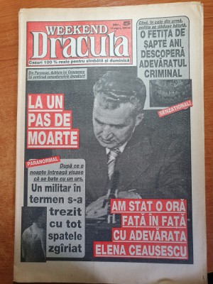 ziarul weekend dracula 1993, nr 5 foto