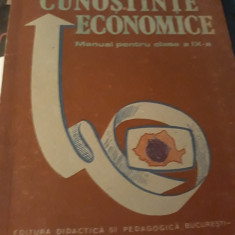MANUAL CUNOSTINTE ECONOMICE CLASA IX EUGEN PRAHOVEANU 1989