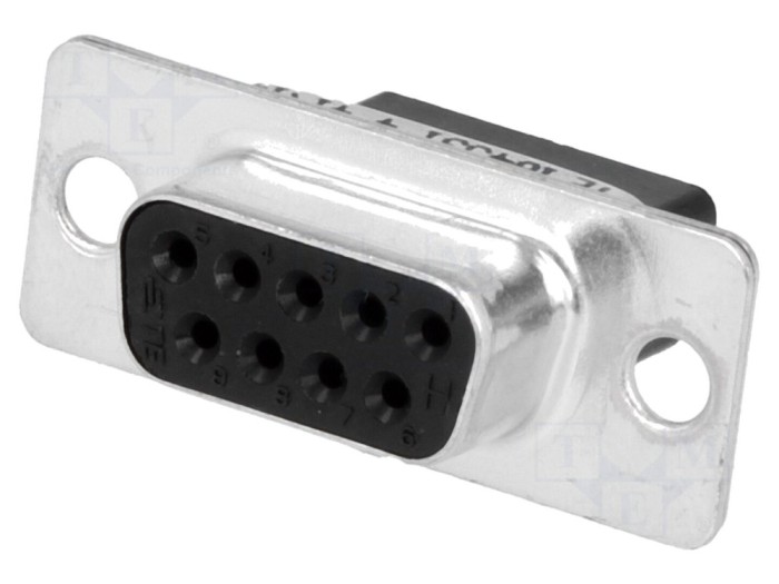 Conector D-Sub 9 Pin mamă pe cablu