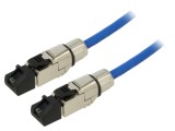 Patch cord S/FTP Cat 8.1 RJ45, 1 m, albastru