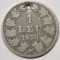1 LEU 1870 . ORIENTARE TIP MEDALIE . RAR .