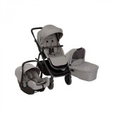 Graco - Carucior pentru copii multifunctional 3 in 1 Near2Me DLX Ash (Carucior Near2Me DLX + Landou Near2Me DLX + Scoica SnugLit