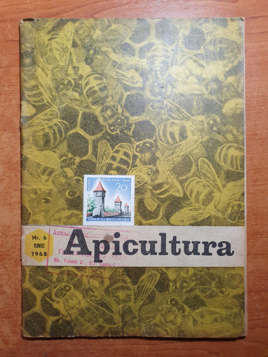 revista apicultura iunie 1968