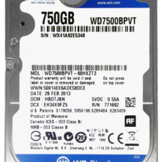 HDD Hard Disk Laptop WD Blue WD7500BPVT 750GB 750 sata