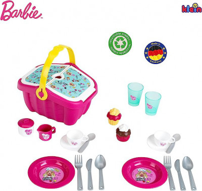 Cos picnic Barbie cu accesorii foto