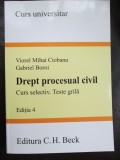 Drept procesual civil Curs selectiv.Teste grila Viorel M.Ciobanu, Gabriel Boroi