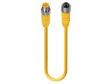 Cablu senzori/automatizări M12, 4 pini, 10m, IP67, galben