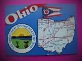 HOPCT 7861 HARTA OHIO -STAMPILOGRAFIE/FRANCATURA-SUA-AMERICA DE NORD -CIRCULATA