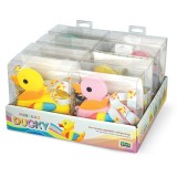 Mini geanta Ducky din silicon, cu fermoar si curea de umar reglabila - 15 x 17