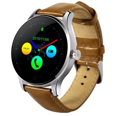 Ceas Smartwatch TarTek&trade; K88H Android si IOS, Metalic, Brown Edition