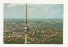 SG10- Carte Postala-Germania, Stuttgart, Fernsehturm, Circulata 1972 foto