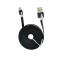 Cablu Date &amp; Incarcare Plat APPLE Lightning - 2 Metri (Negru)