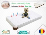 Saltea copii MyKids Coco Lux 120x60x11 cm, cocos si latex