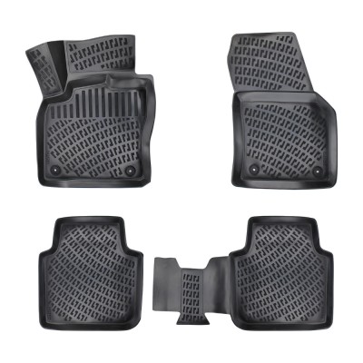 Set Covorase Auto Cauciuc Fit Volkswagen Tiguan II 3D (2016-2022) (Injection) - 5 Pcs foto