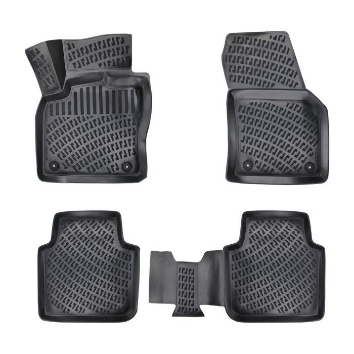 Set Covorase Auto Cauciuc Fit Volkswagen Tiguan II 3D (2016-2022) (Injection) - 5 Pcs