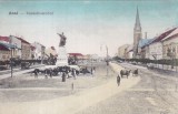 Arad. Statuia lui Kossuth Kossuth-szobor (circa 1910, necirculata)