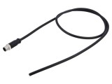 Conector M12 mufă tată drept aurit 5 PIN AMPHENOL