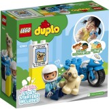 LEGO DUPLO Motocicleta de politie pentru salvare 10967, 5 piese