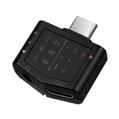 Adaptor audio USB-C la jack stereo 3.5mm cu EQ + PD 96 kHz / 24 bit DAC, Logilink UA0362 foto