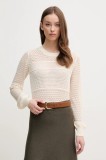 Pepe Jeans pulover PAX femei, culoarea bej, light, PL702289