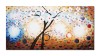 Tablou modern pictat manual, Copacul vietii, 120x60cm ulei pe panza in relief, superb