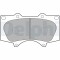 DELPHI LP1782 set placute frana,frana disc