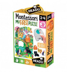 Montessori Primul Meu Puzzle - Jungla foto