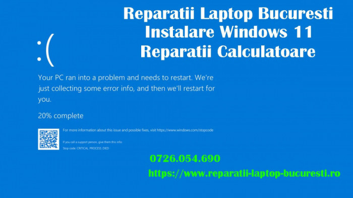 Reparatii PC Bucuresti Service Laptop la domiciliu Instalare windows 10 sau 11