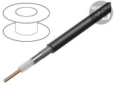Cablu coaxial LL195 PVC negru 4,95mm CPR Eca