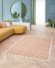 Covor Belgian, Sherpa 52992, Crem/Roz Pal, Diverse Dimensiuni - 120x170 cm