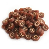 Recompense pentru caini Agility rulouri cu rata si cod 500g