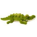 Jucarie de plus Crocodil urias 100 cm,multifunctionala 2 in 1,perna moale pentru imbratisat si relaxare,umplutura elastica din fibre,ideala pentru