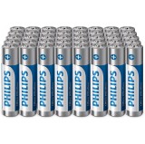Cumpara ieftin Set 40 baterii AAA alcaline Philips Ultra, performanță fiabilă, durată lungă de viață, pentru telecomenzi, jucării și dispozitive mici