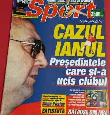 Revista fotbal - PRO SPORT (nr.6/noiembrie 1997-fara poster)