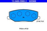 ATE 13.0460-5966.2 set placute frana,frana disc