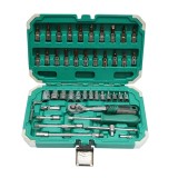 Trusa chei tubulare, Torx si Hex cu clichet, 46 piese, Breckner Germany