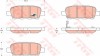 Set placute frana,frana disc NISSAN MURANO (Z51) (2007 - 2016) TRW GDB3294
