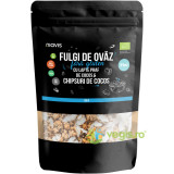 Fulgi de Ovaz Fini fara Gluten cu Lapte Praf de Cocos si Chipsuri de Cocos Ecologici/Bio 200g