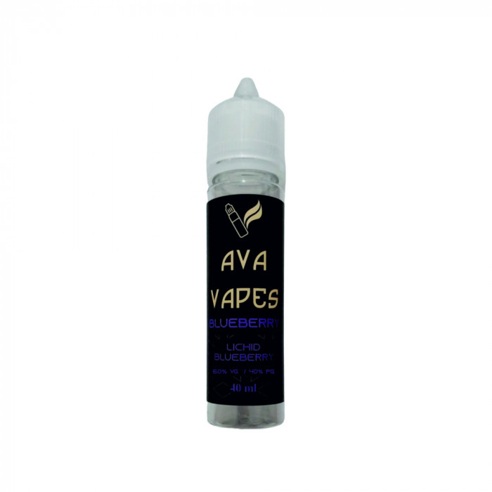 Lichid tigara electronica, Ava, Blueberry, 40ml, 0mg/ml