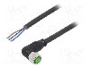 Conector M8, 4 pini, clasa etanseitate IP65, IP66K, IP67, MURR ELEKTRONIK - 7000-08101-6111000