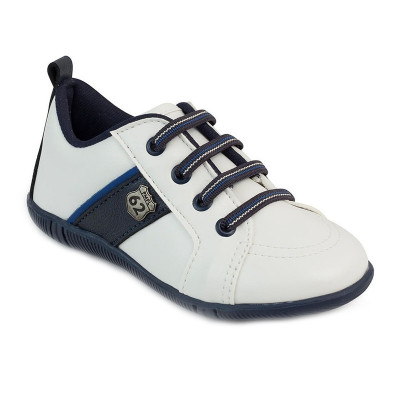 Pantofi Pimpolho, marimea 29, 18 cm, 4.5 ani, Alb/Albastru foto