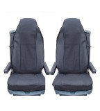 Cumpara ieftin Set Huse Scaune Auto Lux Pentru Camion SCANIA R 620, 580, 560, 440, 500, 480, Negru