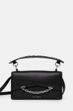 Karl Lagerfeld poseta de piele culoarea negru, A1W30446