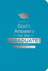 God&amp;#039;s Answers for the Graduate: Class of 2019 - Teal NKJV: New King James Version foto