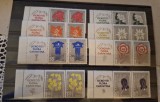 Romania MNH 1957 - Flora carpatina - LP 432 X2 cu vigneta - foarte rar